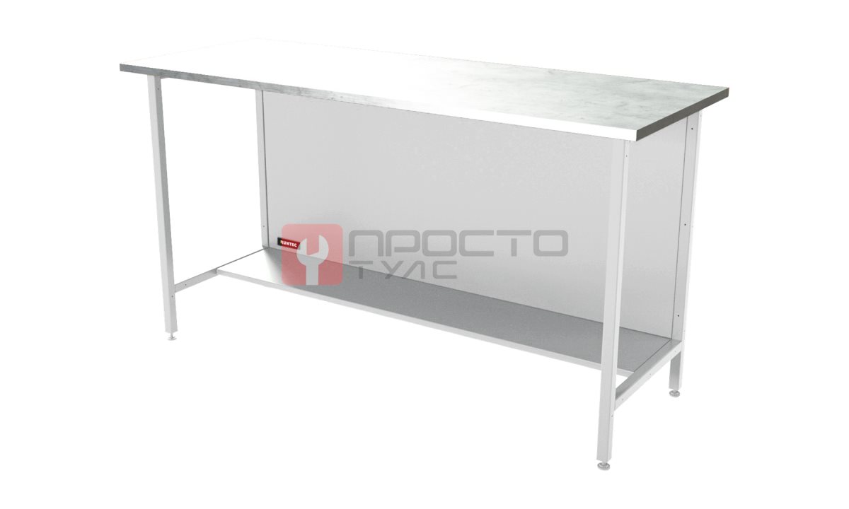  RUNTEC RTS16Z-NS-NS-7035 Верстак серии Standart, 1600 мм, оцинк, светло-серый (7035) (0)