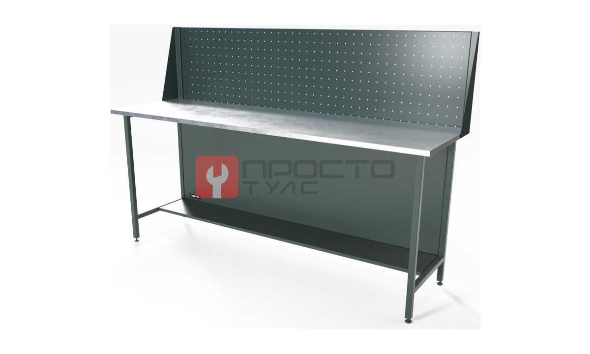  RUNTEC RTS20Z-NS-NS-P20-7016 Верстак серии Standart, 2000 мм, оцинк, экран 500, серый RAL 7016 (0)