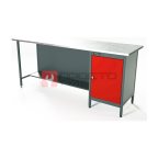  RUNTEC RTS20Z-TS0-NS-3020 Верстак серии Standart, 2000 мм, оцинк, тумба с дверью, красный RAL 3020 мни (0)