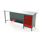  RUNTEC RTS20Z-TS7-NS-3020 Верстак серии Standart, 2000 мм, оцинк, тумба с 7-ю ящиками, красный RAL 3020 мни (0)