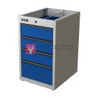  RUNTEC TI4-7035-5005 Тумба с 4-мя ящиками, синий (светло-серый) мни (0)