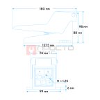  Педаль без стопора NORDBERG 4F210-08 мни (1)