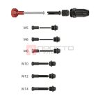  Комплект адаптеров DRAGON для резьбовых вставок M5-M14 мни (0)