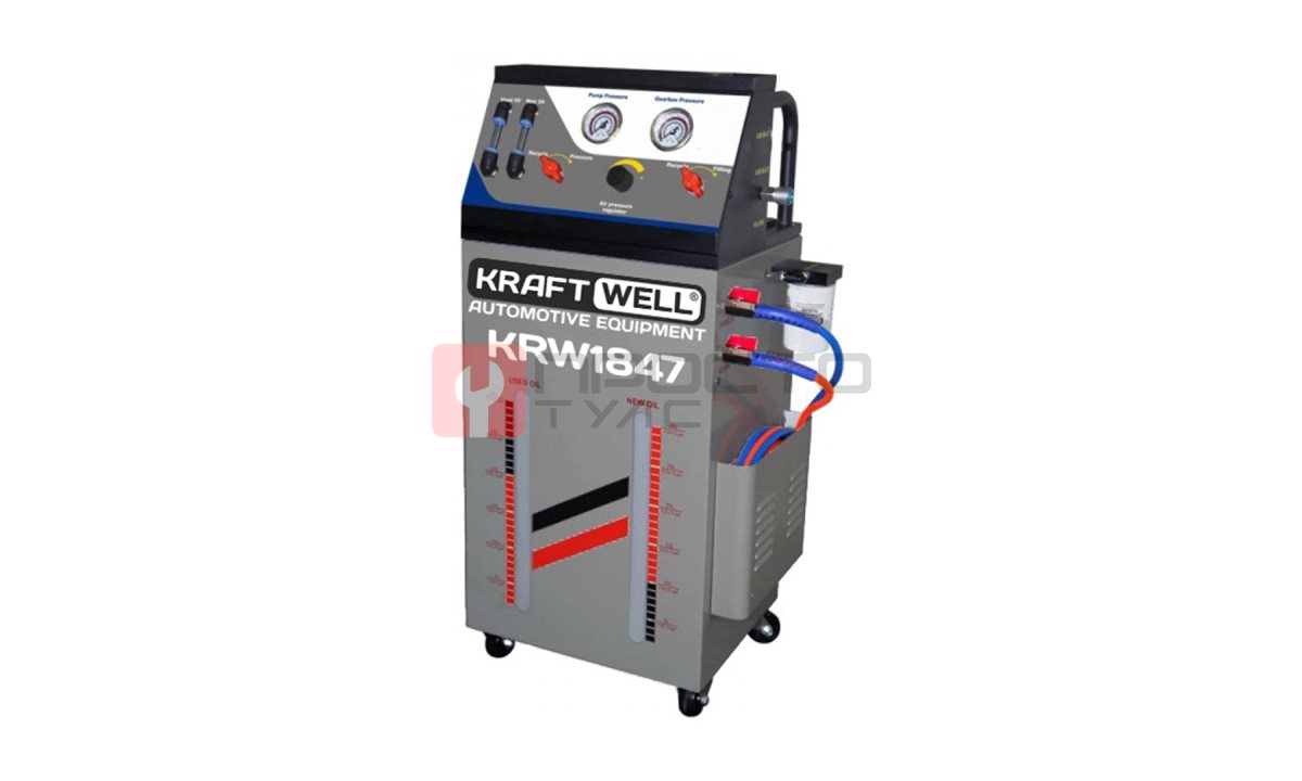  KraftWell KRW1847 Установка для замены масла в АКПП. Питание 12В (0)