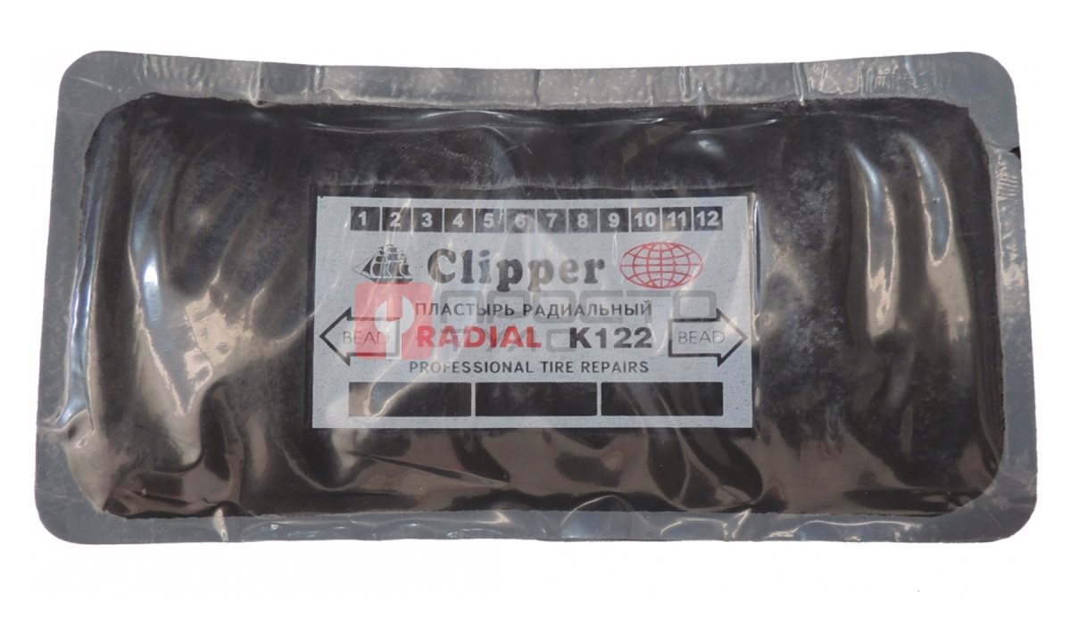  CLIPPER ЗАПЛАТА K122 кордовая для боковых порезов 76*150мм (2 слоя корда) (0)