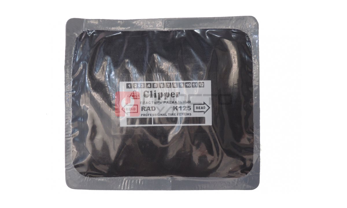  CLIPPER ЗАПЛАТА K125 кордовая для боковых порезов 115*125мм (3 слоя корда) (0)