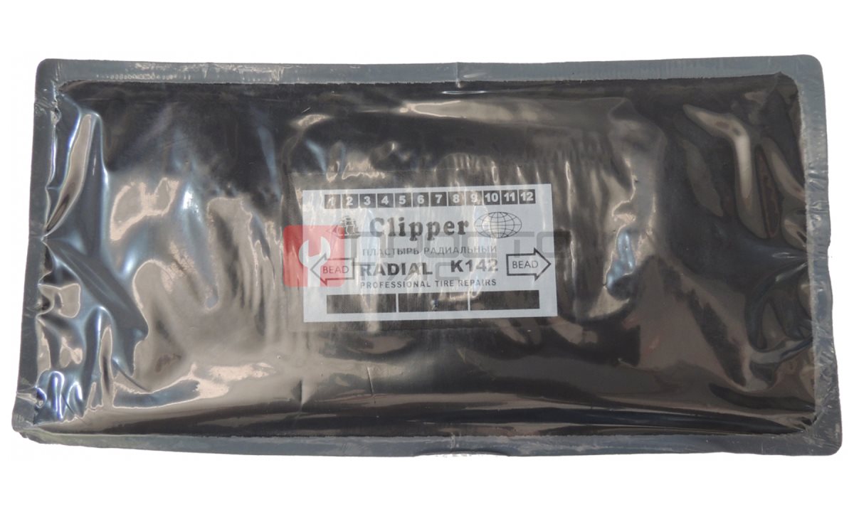  CLIPPER ЗАПЛАТА K142 кордовая для боковых порезов 125*254мм (3 слоя корда) (0)