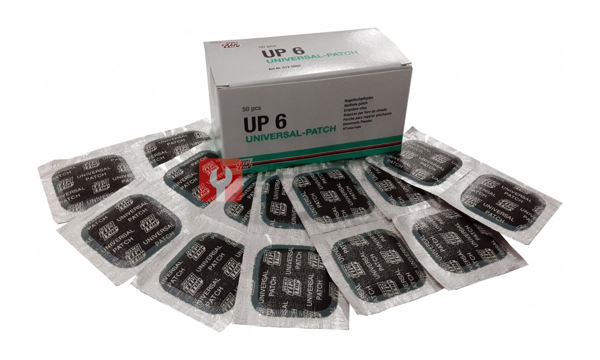  CLIPPER НАБОР ЗАПЛАТ 512 5060 универсальных UP6 43*43мм (50шт.) (0)
