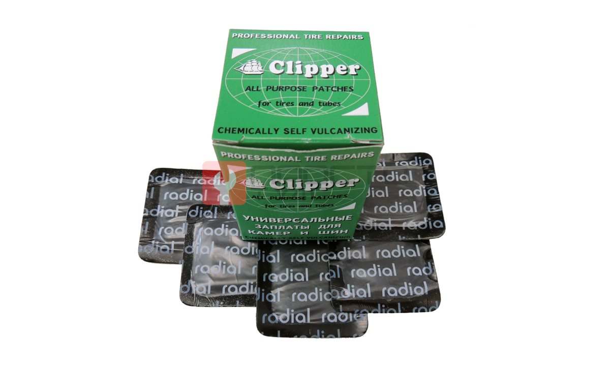  CLIPPER НАБОР ЗАПЛАТ H408 универсальные 55*55мм (25шт.) (0)