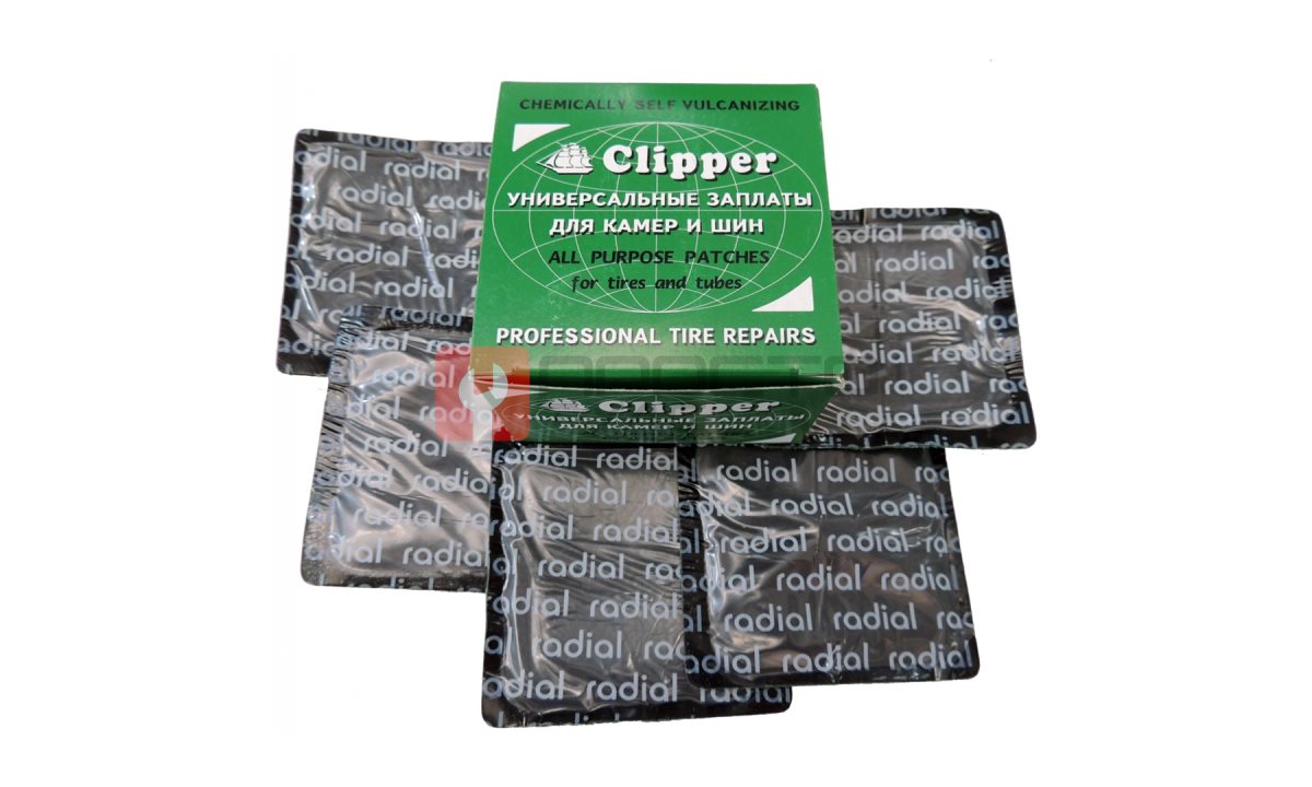  CLIPPER НАБОР ЗАПЛАТ H410 универсальные 76*76мм (15шт.) (0)