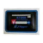  CLIPPER НАБОР ЗАПЛАТ K720A кордовых для боковых порезов, 90*135мм (2 слоя корда), синий адгезивный слой (10шт.) мни (0)