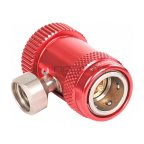  Муфта быстросъемная R134a высокое давление (красная) (2)