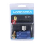  Муфта быстросъемная R1234yf низкое давление, синяя NORDBERG NFA9L (5)
