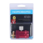  Муфта быстросъемная R134a высокое давление, красная NORDBERG NFA8H (5)