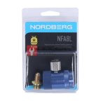  Муфта быстросъемная R134a низкое давление, синяя NORDBERG NFA8L (5)
