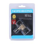  Муфта быстросъемная R134a низкое давление, синяя NORDBERG NFA4L (4)